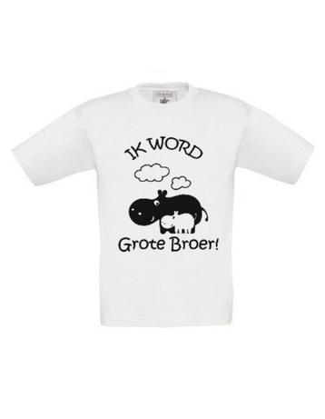 Tekst shirt baby/kind? Shirt diertjes broer neef nicht 