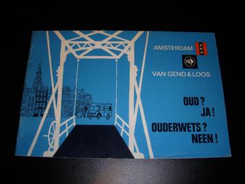 Mooie brochure Van Gend & Loos Amsterdam uit 1975 beschikbaar voor biedingen