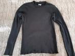 SHIRT, HEMA, MAAT 134/140  DIEP ZWART, Kinderen en Baby's, Kinderkleding | Maat 134, Ophalen of Verzenden, Gebruikt, Meisje, Shirt of Longsleeve