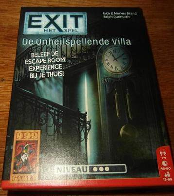 spel Exit beschikbaar voor biedingen