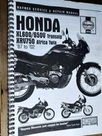 Honda XL600/650V Transalp XRV750 Africa Twin sleutelboek, Motoren, Handleidingen en Instructieboekjes, Verzenden, Honda