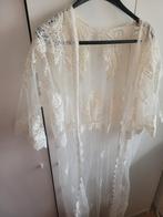 Witte kanten kimono, Maat 38/40 (M), Wit, Ophalen of Verzenden, Lange mouw