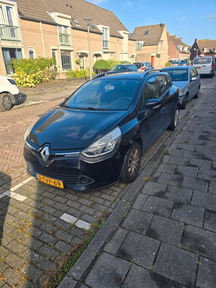 Renault Clio 1.5 DCI 66KW Estate 2014 Zwart, Auto's, Renault, Particulier, Clio, Diesel, Euro 5, B, Stationwagon, Handgeschakeld