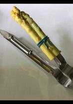 Asperges, aspergeschiller, dunschiller, aspergemes, asperge, Ophalen of Verzenden, Zo goed als nieuw