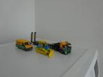 Volvo FM Malcolm met semitrailer Bulldozer en busje ., Hobby en Vrije tijd, Modelauto's | 1:50, Verzenden, Nieuw, Bus of Vrachtwagen