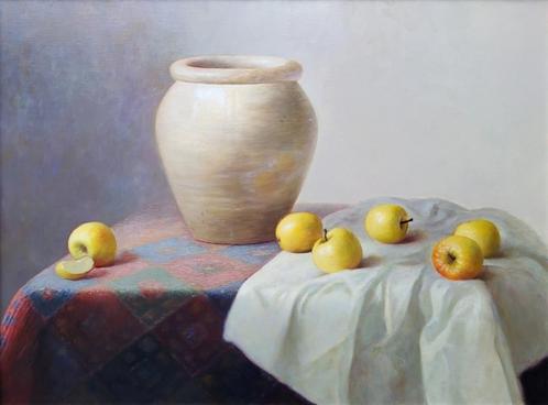 Eduard Pieter Moleveld en Aureliu Prodan in Drenthe., Antiek en Kunst, Kunst | Schilderijen | Klassiek, Ophalen