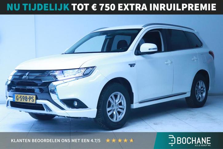 Mitsubishi Outlander 2.4 PHEV Pure Clima/Navi/Camera/Trekhaa, Auto's, Mitsubishi, Bedrijf, Te koop, Outlander, 4x4, ABS, Achteruitrijcamera