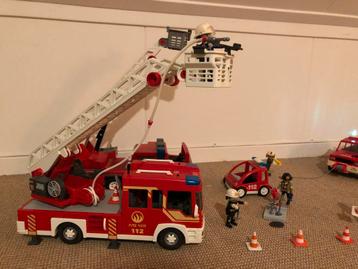 Grote Playmobil Brandweer & 112 Set met Voertuigen! beschikbaar voor biedingen