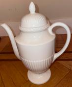 Edme koffiepot wit porcelein 25 hoog bij 12 wedgwood 70e, Ophalen of Verzenden