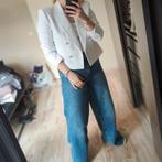 Witte Blazer dames Zara L XL jasje vestje jack, Maat 42/44 (L), Ophalen of Verzenden, Zo goed als nieuw, Jasje