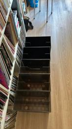 Discofoon platenbakken vintage, Kunststof, Ophalen of Verzenden, Zo goed als nieuw, 25 tot 75 discs