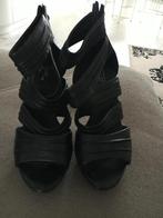 Zwarte Sandalen 5th Avenue maat 40, Ophalen of Verzenden, Gedragen, Zwart, Sandalen of Muiltjes