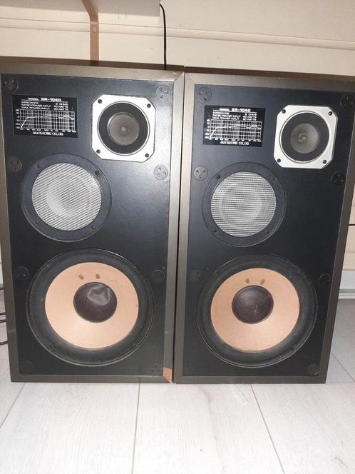Akai SR-1040 Vintage Speakers - Set, Audio, Tv en Foto, Luidsprekers, Gebruikt, Front, Rear of Stereo speakers, Minder dan 60 watt
