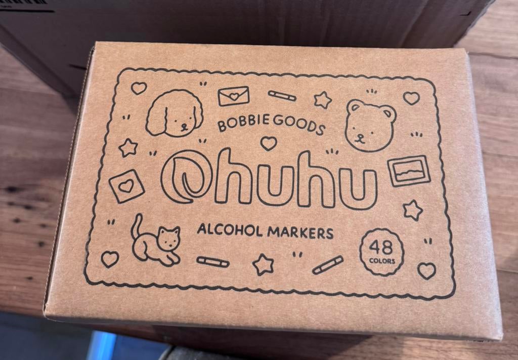 OHUHU Bobbie Goods Alcohol markers set nieuw in doos!, Ophalen of Verzenden, Nieuw, Potlood of Stift