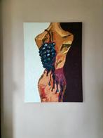 XXL Schilderij Paletmes 100x140cm Modern Figurat, Antiek en Kunst, Ophalen of Verzenden