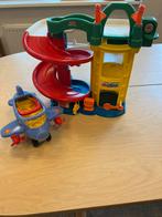 Fisher Price Little People garage en vliegtuig, Kinderen en Baby's, Speelgoed | Fisher-Price, Ophalen, Zo goed als nieuw, Speelset