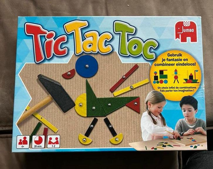 Tic Tac Toc - Creatief Bouwspel, Kinderen en Baby's, Speelgoed | Educatief en Creatief, Gebruikt, Bouwen, Ophalen of Verzenden