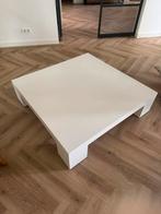 Moderne Witte Salontafel 120x120 cm, Huis en Inrichting, Tafels | Salontafels, Ophalen, Kunststof, Gebruikt, 100 tot 150 cm
