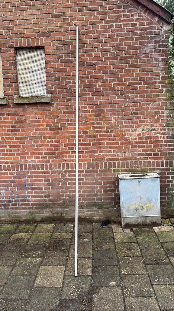 Leuning rvs, Doe-het-zelf en Verbouw, Ladders en Trappen, Ophalen, Gebruikt, 2 tot 4 meter