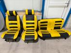 Lederen stoelen ford escord mk3/mk4 geel zwart interieur, Auto-onderdelen, Interieur en Bekleding, Ophalen of Verzenden, Ford