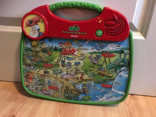 Kabouter Plop activiteitenbord - Studio 100 - V tech, Kinderen en Baby's, Speelgoed | Babyspeelgoed, Gebruikt, Overige typen, Met geluid