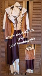 Carnavalskleding Middeleeuwse Boer en Boerin, Carnaval, Maat 46/48 (XL) of groter, Ophalen of Verzenden, Zo goed als nieuw
