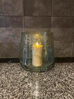 Nieuw groot glazen windlicht– landelijk, Ophalen of Verzenden, Nieuw, Overige materialen, Minder dan 25 cm