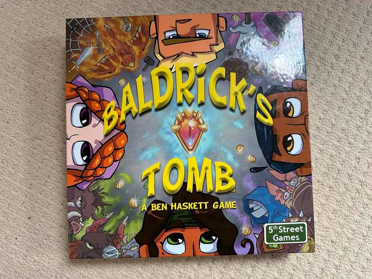 Baldrick's Tomb Bordspel - Kickstarter Editie, Hobby en Vrije tijd, Gezelschapsspellen | Bordspellen, Zo goed als nieuw, Een of twee spelers