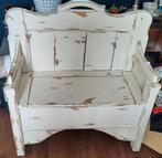 Klep bankje brocante, Ophalen