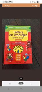 Speel- en leerkaarten Lettertjes en woordjes leren lezen, Ophalen, Zo goed als nieuw