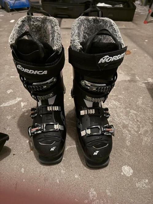 Nordica Sportmachine 75W Dames Skischoenen – Maat 24 / 24.5, Sport en Fitness, Skiën en Langlaufen, Zo goed als nieuw, Schoenen