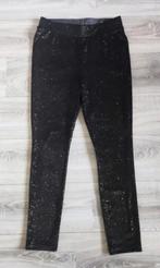 Eksept-Shoeby zwarte broek gouden glitters maat M, Maat 38/40 (M), Zwart, Ophalen of Verzenden, Zo goed als nieuw