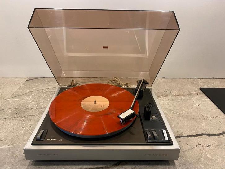 Philips Automatic 418 platenspeler vintage volautomatisch !, Audio, Tv en Foto, Platenspelers, Refurbished, Platenspeler, Philips
