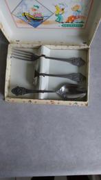 Kinderbestek Sola Tom poes/Bruintje beer, Antiek en Kunst, Ophalen