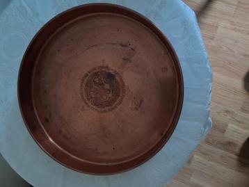 Koperen dienblad van Amstel bier beschikbaar voor biedingen