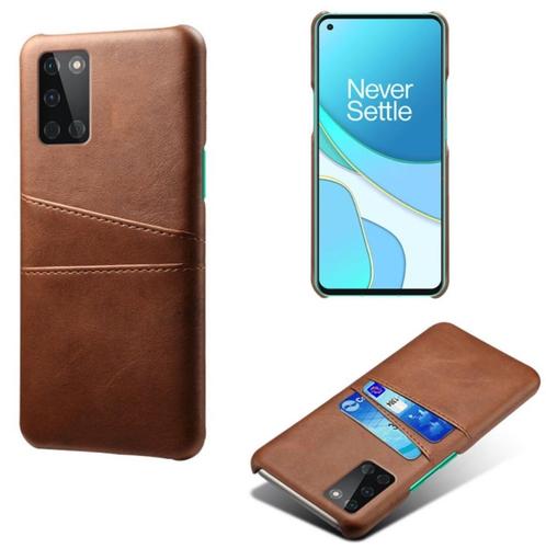 Back Cover + Screenprotector voor OnePlus 8T _ Donkerbruin, Telecommunicatie, Mobiele telefoons | Hoesjes en Frontjes | Overige merken