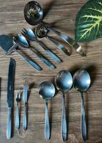 Vintage Gero Zilmeta complete bestekset 1960 87-delig, Gebruikt, Verzenden, Vaatwasserbestendig, Zilver