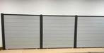 Schuttingen ALUMINIUM  LICHT GRIJS 180 X 180  NIEUW, Ophalen, 1 tot 2 meter, 6 meter of meer, Nieuw
