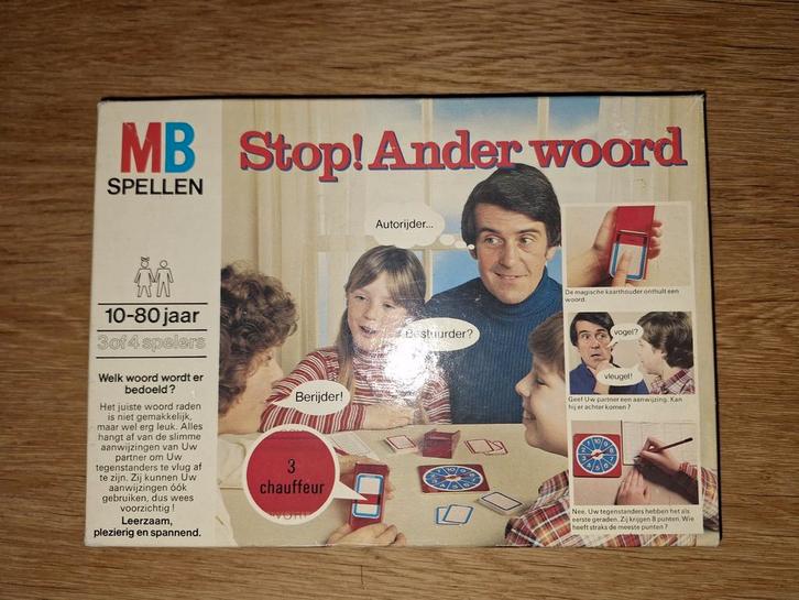 Vintage spel : Stop ! Ander woord, Antiek en Kunst, Curiosa en Brocante, Ophalen of Verzenden