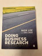 Doing business research Nick lee, Diverse auteurs, Ophalen of Verzenden, Alpha, WO