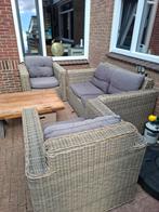 Loungeset zware kwaliteit., Tuin en Terras, Tuinsets en Loungesets, Ophalen, 5 zitplaatsen, Kunststof, Zo goed als nieuw