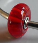 Trollbeads RODE STREEP, Sieraden, Tassen en Uiterlijk, Bedels, Gebruikt, -, Verzenden, -