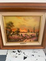 Vier Prachtige Schilderijen van C. Pila, Ophalen of Verzenden