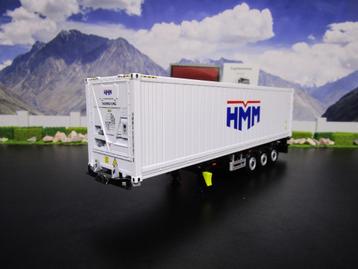 Wsi 04-2234 & 03-1010 HMM 40 FT Reefer & Container Chassis  beschikbaar voor biedingen