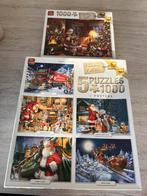 Kerst puzzels (6x), Hobby en Vrije tijd, Ophalen of Verzenden, 500 t/m 1500 stukjes, Zo goed als nieuw