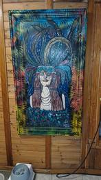 Uniek Acryl Schilderij met Eiken Lijst - 140x80 cm, Ophalen of Verzenden