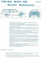Volga M24 02 technische informatie (V24), Ophalen of Verzenden, Zo goed als nieuw, Overige merken