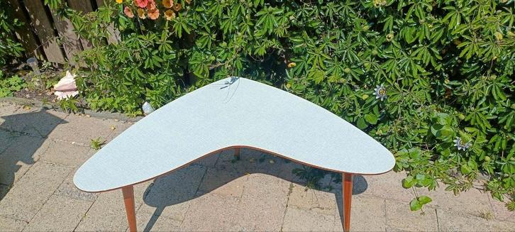 Vintage Boemerang Salontafel Jaren 50, Huis en Inrichting, Tafels | Bijzettafels, Ophalen