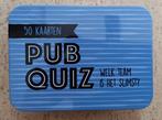 Pubquiz met 50 vragen in blik, Ophalen of Verzenden, Nieuw