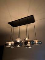 Luxe design glazen bollen hanglamp voor eettafel (rookglas), Huis en Inrichting, Lampen | Plafondlampen, Ophalen of Verzenden
